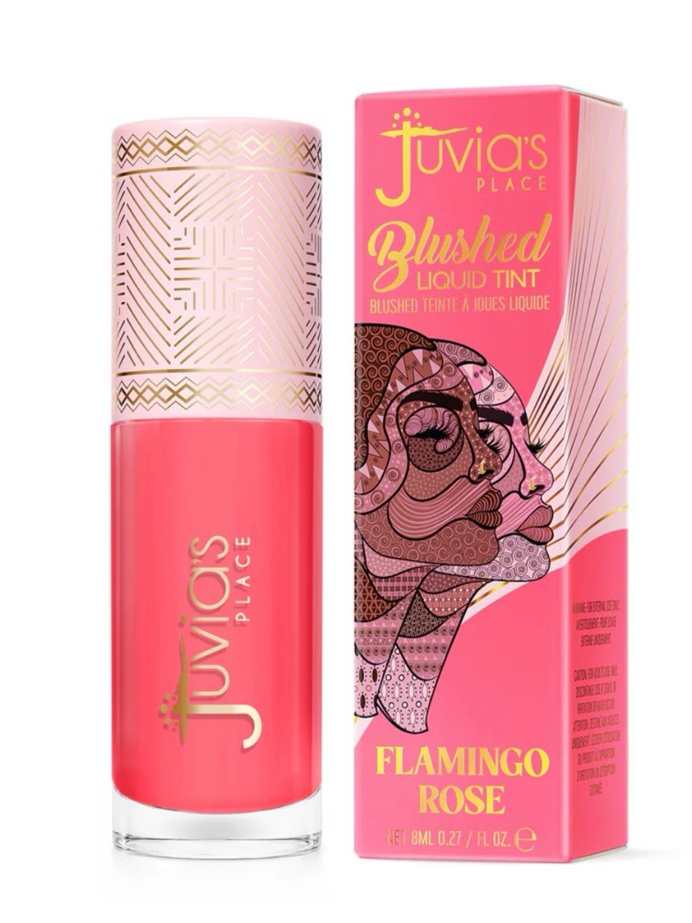 Juvia's Place Blushed Liquid Tint - Flamingo Rose (Coral Pink)